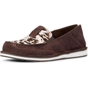 ARIAT Cruiser Mens Slip On(Chocolate Chip Suede/Spotted Hair on)
