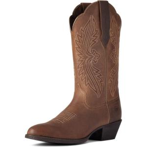 ARIAT Heritage R Toe Stretchfit Womens Boot(Distressed Brown)