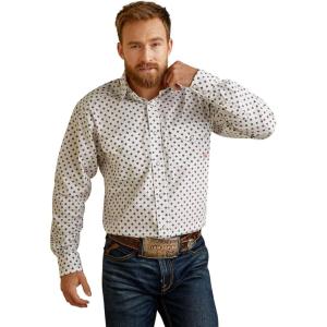 ARIAT Men’s Aiden Classic Fit Shirt(White)