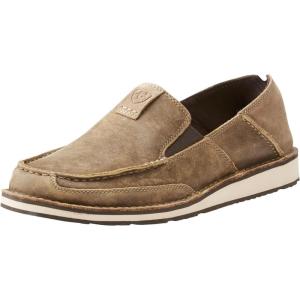 ARIAT Men’s Cruiser Boat Shoe(Brown Bomber/Relaxed Bark)