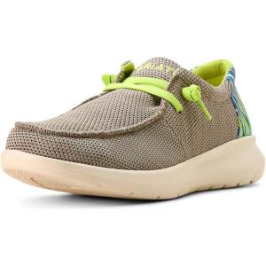 ARIAT Men’s Hilo Stretch Sneaker(Slate Grey Mesh/Lime Green)