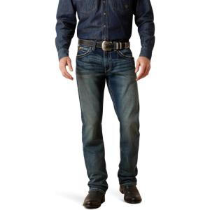 ARIAT Mens M5 Straight Stretch Remming Stackable Straight Leg Jean(Lennox)