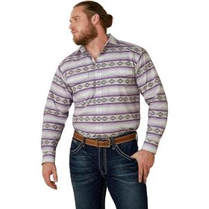 ARIAT Men’s Marlon Classic Fit Shirt(Oyster Gray)