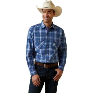 ARIAT Men’s Pro Series Jaxton Classic Fit Shirt(Blue)
