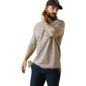 ARIAT Mens Rebar Cotton Strong T-Shirt(Portabella)