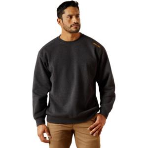 ARIAT Men’s Rebar Lightweight Sweatshirt(Charcoal Heather)