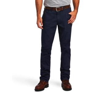 ARIAT Men’s Rebar M4 Relaxed Durastretch Made Tough Stackable Straight Leg Pant(Navy)