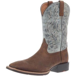 ARIAT Sport Western Wide Square Toe Mens Boot(Earth/Glacier Blue)