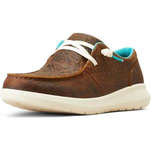 ARIAT Unisex Youth Hilo Shoe(Brown Blanket Emboss)