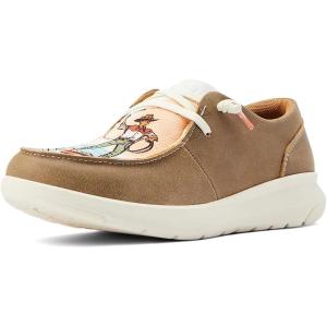 ARIAT Unisex Youth Hilo Shoe(Brown Bomber/Surfing Paniolo Print)