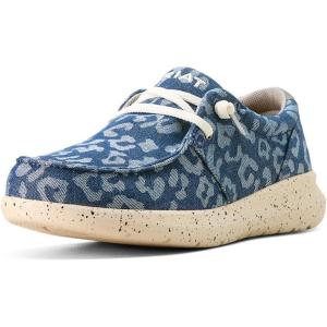 ARIAT Unisex Youth Hilo Shoe(Denim Leopard)