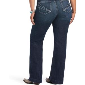 ARIAT Womens Trouser Perfect Rise Aisha Wide Leg Jean(Missouri)