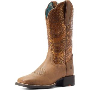 ARIAT Workhog Wide Square Toe H2O Mens Boot(Bare Brown)