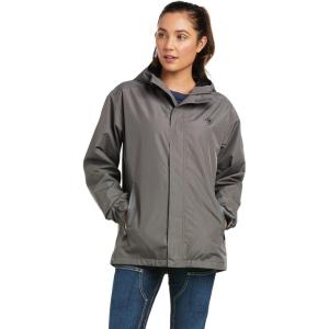 ARIAT mens Rebar Stormshell Waterproof Jacket(Rebar Grey/Black)
