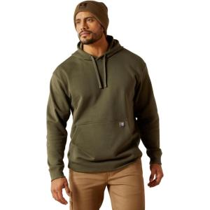 ARIAT mens Rebar Workman Hardhead Hoodie(Grape Leaf)
