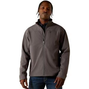 ARIAT mens Vernon Softshell Jacket(Grey)
