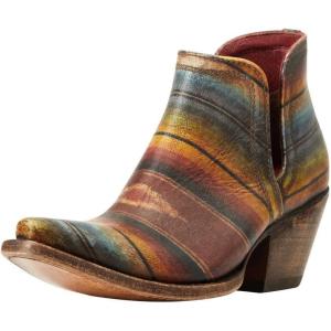 ARIAT womens Dixon Chimayo Western Boot(Aged Honey)