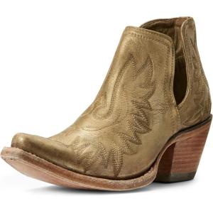 ARIAT womens Dixon Chimayo Western Boot(Distressed Gold)