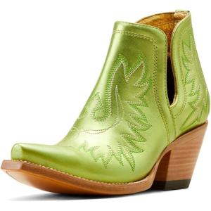 ARIAT womens Dixon Chimayo Western Boot(Electric Green Apple)