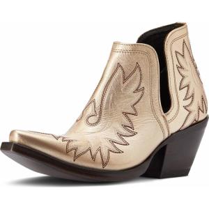ARIAT womens Dixon Chimayo Western Boot(Gold Buckle)
