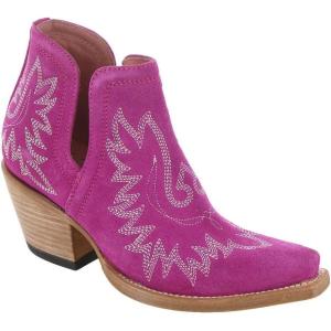 ARIAT womens Dixon Chimayo Western Boot(Haute Pink Suede)