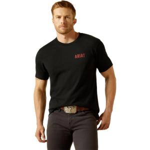 Ariat Mens Ariat Nab Mountain T-Shirt(Black)
