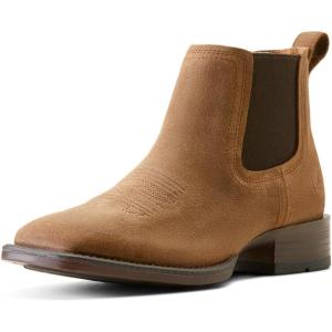 Ariat Men’s Booker Ultra Black Square toe Boot(Adobe Mocha)