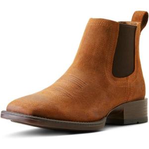 Ariat Men’s Booker Ultra Black Square toe Boot(Bar Top Brown)