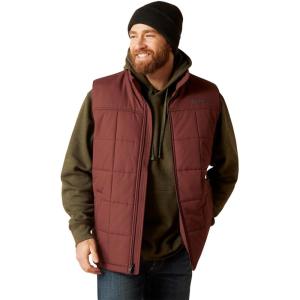 Ariat Men’s Cruis Insulated Chesnut And Navy Vest(Beaten Root)