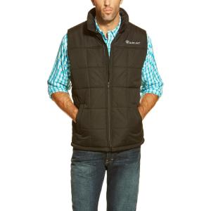 Ariat Men’s Cruis Insulated Chesnut And Navy Vest(Black)