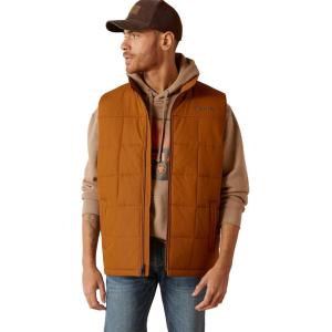 Ariat Men’s Cruis Insulated Chesnut And Navy Vest(Chestnut)