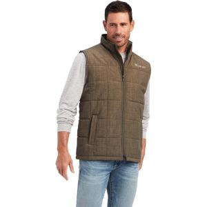 Ariat Men’s Cruis Insulated Chesnut And Navy Vest(Crocodile)
