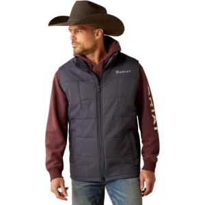 Ariat Men’s Cruis Insulated Chesnut And Navy Vest(Odyssey Grey)