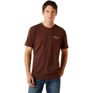 Ariat Men’s Deep Mahogany Haters Club Tee Shirt(Deep Mahogany)