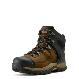 Ariat Men’s Endeavor 6″ Waterproof Work Boot(Rich Brown)