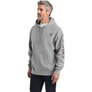 Ariat Men’s Hooded Sweatshirt(Heather Grey)