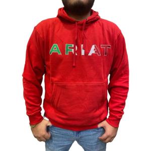 Ariat Men’s Hooded Sweatshirt(Mexico Red Indpdt Smu)
