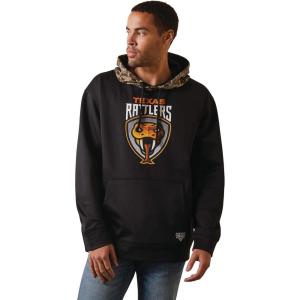 Ariat Men’s Hooded Sweatshirt(Rattlers Head Black)