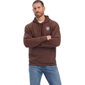 Ariat Men’s Hooded Sweatshirt(Southwest Leather Chestnut)