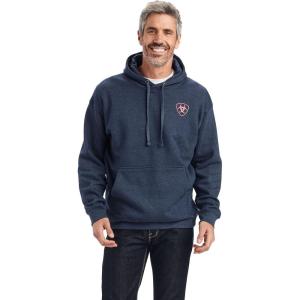 Ariat Men’s Hooded Sweatshirt(Us of a Navy)