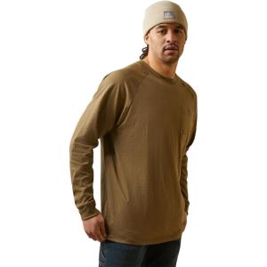 Ariat Mens Rebar Cotton Strong Graphic T-Shirt(Beech/Indian Teal)