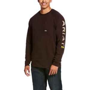 Ariat Mens Rebar Cotton Strong Graphic T-Shirt(Ganache)