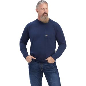 Ariat Mens Rebar Cotton Strong Graphic T-Shirt(Navy)