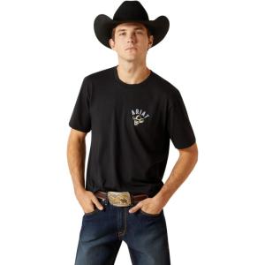 Ariat Men’s Stitched Skull T-Shirt(Black)
