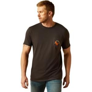 Ariat Men’s Vintage Black Eagle Tee Shirt(Vintage Black)