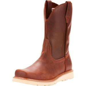 Ariat Rambler Recon Western Boots – Men’s Square Toe Work Boot(Foothill Brown)