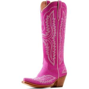 Ariat Women’s Cassanova Western Boot(Haute Pink Suede)