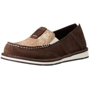 Ariat Women’s Cruiser Casual Shoe(Azteca Suede/Metallic Copper Floral)