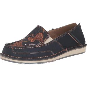 Ariat Women’s Cruiser Casual Shoe(Navy Blue Suede/Saddle Up Print)