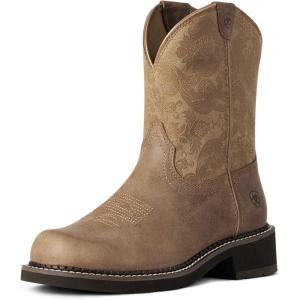 Ariat Women’s Fatbaby Western Boot(Aged Tan/Vintage Floral)